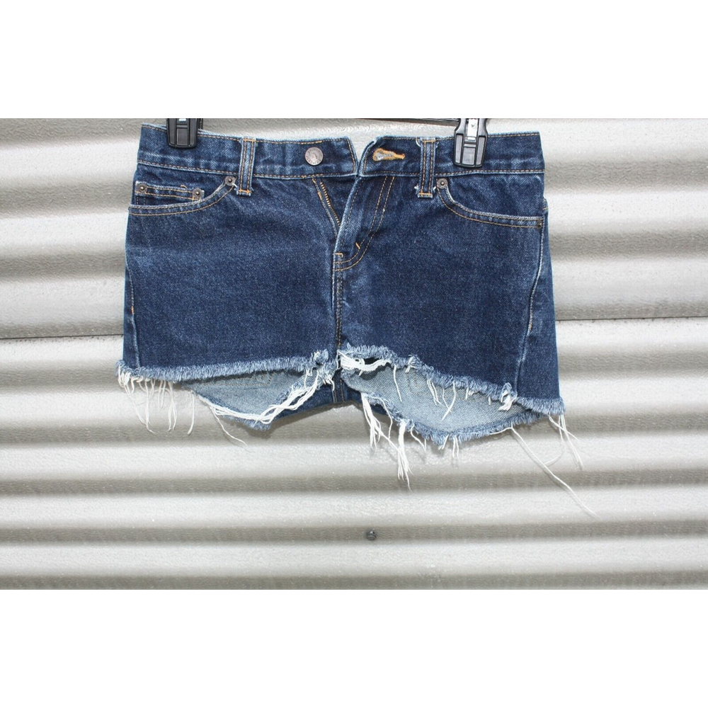 Vintage Womans Jordache Jean Shorts Cut Off Lo Rise Frayed Size Size 5